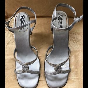 Silver w/gold evening shoes